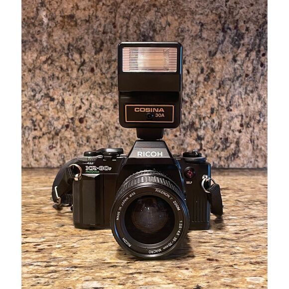 Ricoh KR-30SP 35mm Camera with accessories - Picture 2 of 11